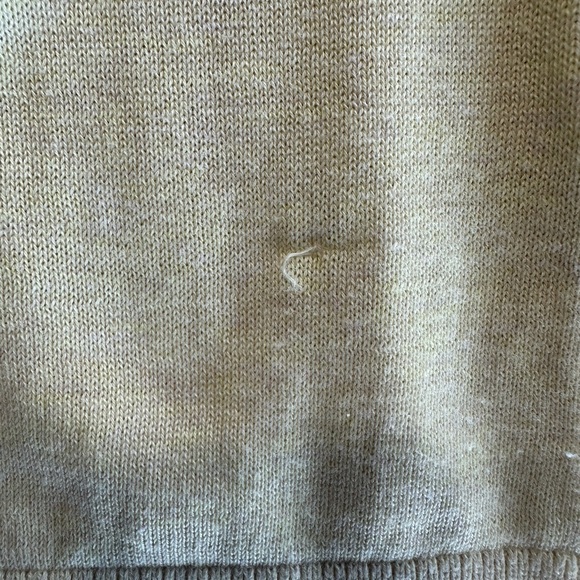 Lands’ End Women's Butter Yellow Long Sleeve Open Long Cardigan Sweater M 10/12 - Picture 6 of 6